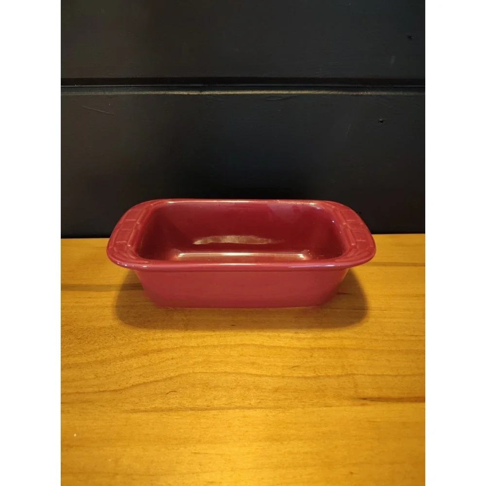 Longaberger Paprika Woven Traditions Small‎ Loaf Pan